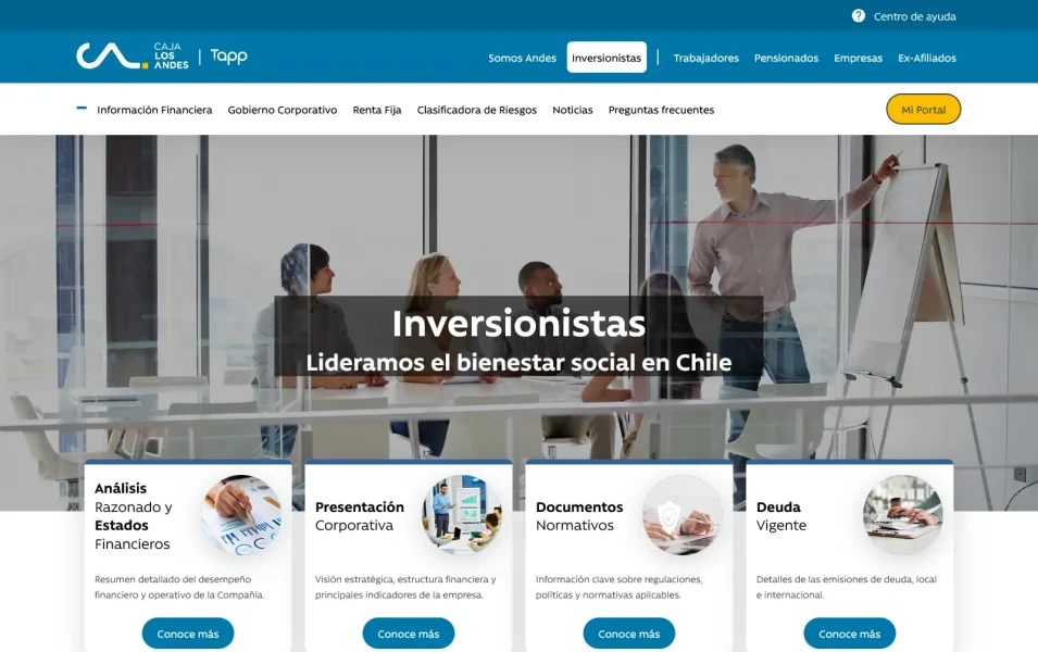 Inversionista - Caja Los Andes