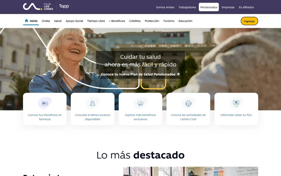 Pensionado - Caja Los Andes