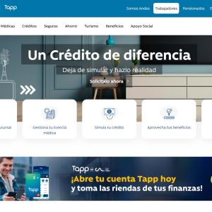 PÁGINA WEB CAJA LOS ANDES